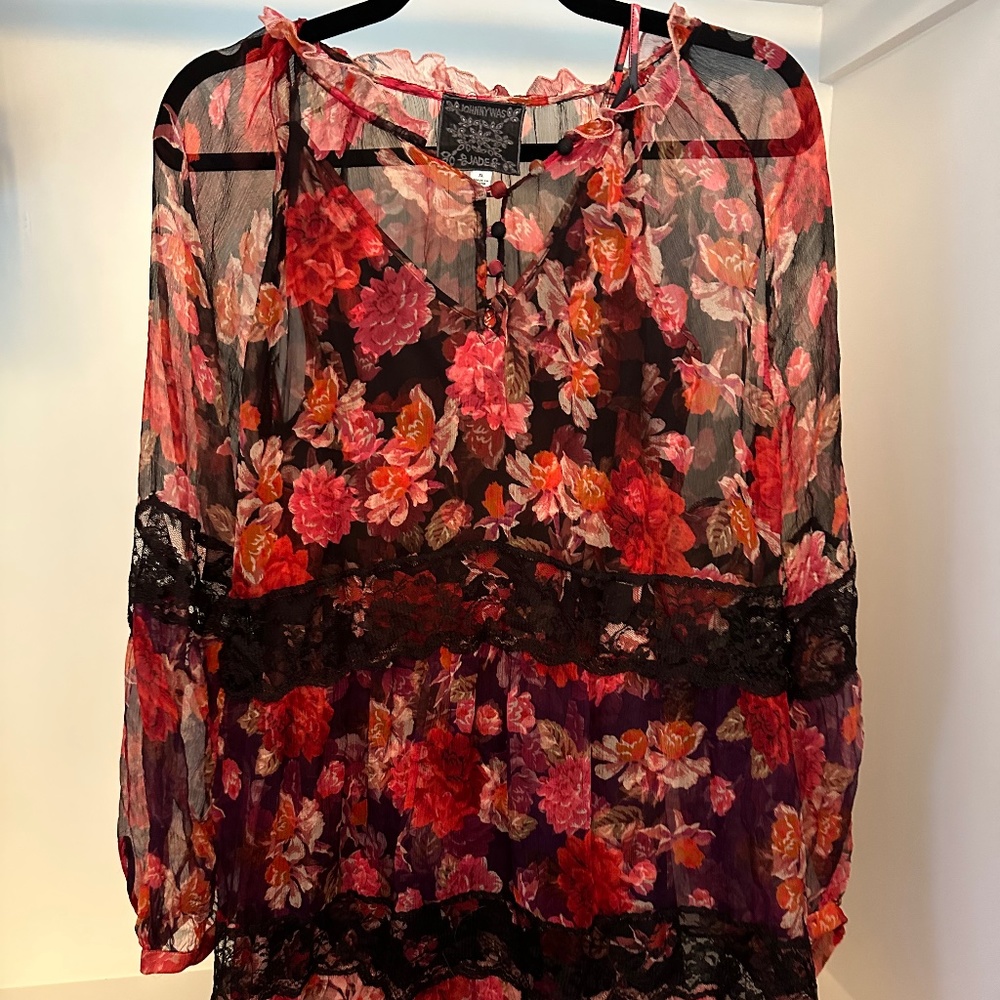 Johnny Was mini dress size XL